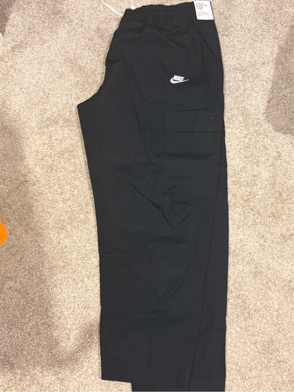 Men’s XL Nike Black Cargo Jogger Pants